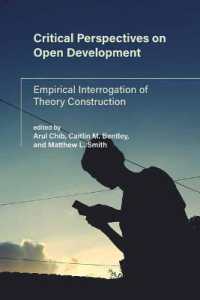 Critical Perspectives on Open Development : Empirical Interrogation of Theory (International Development Research) -- Paperback / softback