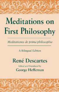 Meditations on First Philosophy/ Meditationes De Prima Philosophia : A Bilingual Edition