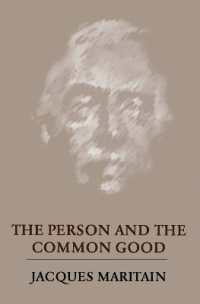 The Person and the Common Good