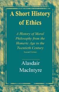 A Short History of Ethics : A History of Moral Philosophy from the Homeric Age to the Twentieth Century, Second Edition