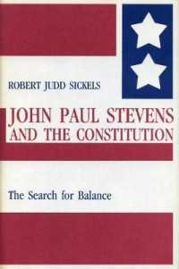 John Paul Stevens and the Constitution : The Search for Balance