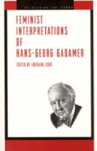 Feminist Interpretations of Hans-Georg Gadamer (Re-reading the Canon)