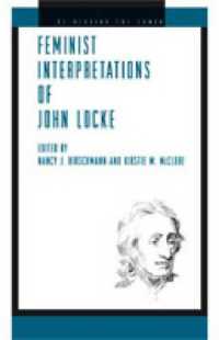 ロックのフェミニズム的解釈<br>Feminist Interpretations of John Locke (Re-reading the Canon)