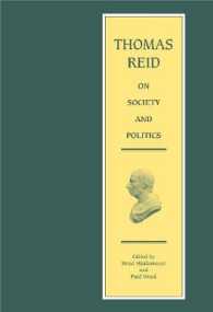 Thomas Reid on Society and Politics : Papers and Lectures (Edinburgh Edition of Thomas Reid)