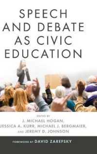 Speech and Debate as Civic Education (Rhetoric and Democratic Deliberation)