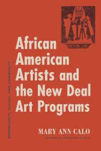 African American Artists and the New Deal Art Programs : Opportunity, Access, and Community