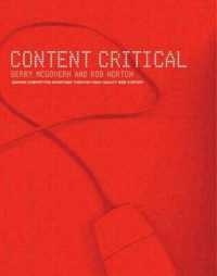 Content Critical : Gaining Competitive Advantage through High-Quality Web Content