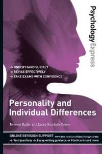 Psychology Express: Personality and Individual Differences : (Undergraduate Revision Guide) (Pse Psychology Express)