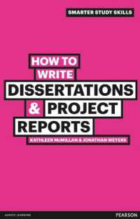 How to Write Dissertations & Project Reports (Smarter Study Skills) （2ND）