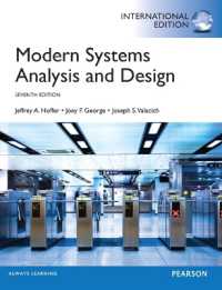 Modern Systems Analysis and Design, Global Edition （7TH）