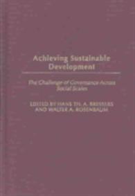 Achieving Sustainable Development : The Challenge of Governance Across Social Scales