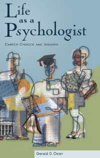 心理学者としての生活<br>Life as a Psychologist : Career Choices and Insights