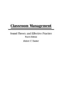 学級マネジメント：理論と実践（第４版）<br>Classroom Management : Sound Theory and Effective Practice （4TH）