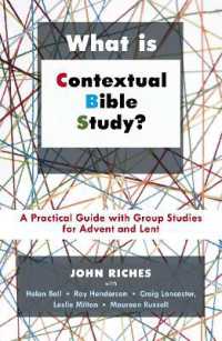 What is Contextual Bible Study? : A Practical Guide with Group Studies for Advent and Lent