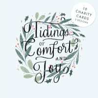 Floral Foliage-christmas Cards : Pack of 10, 2 Designs-joy to the World/Tidings of Comfort and Joy （GCR）