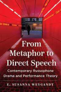 From Metaphor to Direct Speech : Contemporary Russophone Drama and Performance Theory