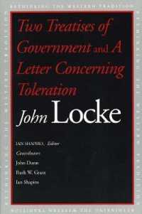 ロック『市民政府二論』『寛容についての書簡』<br>Two Treatises of Government and a Letter Concerning Toleration (Rethinking the Western Tradition)