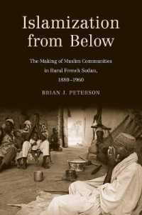 Islamization from below : The Making of Muslim Communities in Rural French Sudan, 1880-1960