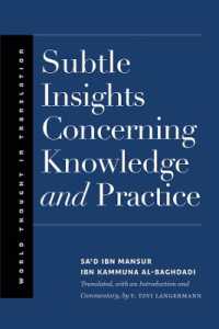 Subtle Insights Concerning Knowledge and Practice (World Thought in Translation)