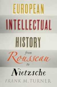 ヨーロッパ思想史講義：ルソーからニーチェまで<br>European Intellectual History from Rousseau to Nietzsche