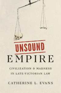 後期ヴィクトリア朝英国の法と狂気<br>Unsound Empire : Civilization and Madness in Late-Victorian Law