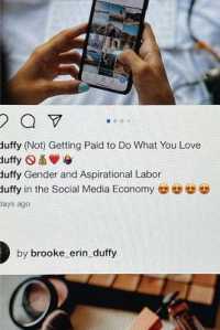 ソーシャルメディアがもたらす不払い労働：ジェンダーの視座<br>(Not) Getting Paid to Do What You Love : Gender and Aspirational Labor in the Social Media Economy