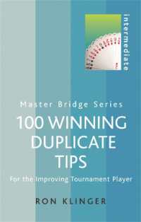 100 Winning Duplicate Tips : For the Improving Tournament Player (Master Bridge)