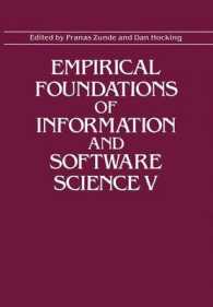 Empirical Foundations of Information and Software Science V （1990）