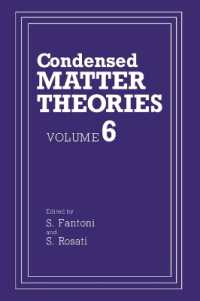 Condensed Matter Theories (Condensed Matter Theory)