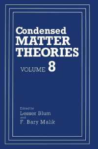 Condensed Matter Theories (Condensed Matter Theory)
