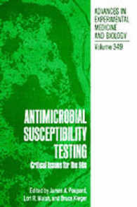 Antimicrobial Susceptibility Testing : Critical Issues for the 90s (Advances in Experimental Medicine and Biology)