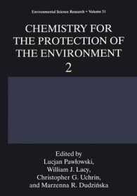 Chemistry for the Protection of the Environment 2 (Environmental Science Research)
