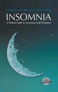 Insomnia : A Clinical Guide to Assessment and Treaatment （HAR/CDR）