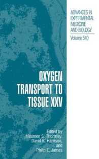 Oxygen Transport to Tissue Xxv (Advances in Experimental Medicine and Biology)