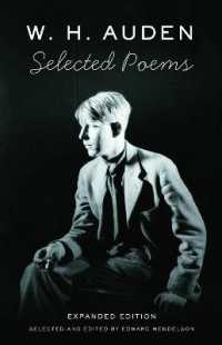 オーデン詩集（増補版）<br>Selected Poems of W. H. Auden (Vintage International)