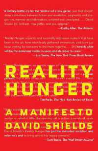 Reality Hunger : A Manifesto