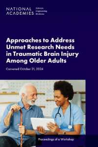 Approaches to Address Unmet Research Needs in Traumatic Brain Injury among Older Adults : Proceedings of a Workshop