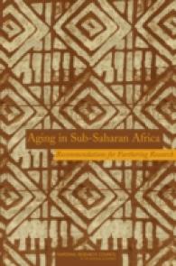 Aging in Sub-Saharan Africa : Recommendations for Furthering Research