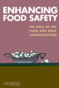 Enhancing Food Safety : The Role of the Food and Drug Administration