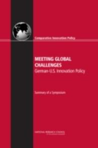 Meeting Global Challenges : German-U.S. Innovation Policy: Summary of a Symposium