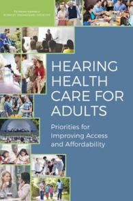 Hearing Health Care for Adults : Priorities for Improving Access and Affordability