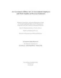 An Assessment of Illness in U.S. Government Employees and Their Families at Overseas Embassies