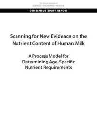 Scanning for New Evidence on the Nutrient Content of Human Milk : A Process Model for Determining Age-Specific Nutrient Requirements