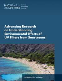 Advancing Research on Understanding Environmental Effects of UV Filters from Sunscreens : Proceedings of a Workshop
