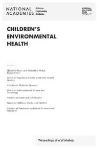 Children's Environmental Health : Proceedings of a Workshop