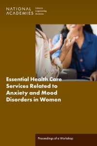 Essential Health Care Services Related to Anxiety and Mood Disorders in Women : Proceedings of a Workshop
