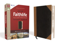 Nkjv, Faithlife Illustrated Study Bible, Leathersoft, Black/tan, Indexed, Red Letter Edition : Biblical Insights You Can See -- Leather / fine binding
