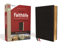 NKJV Faithlife Illustrated Study Bible : New King James Version, Black, Premium Bonded Leather, Biblical Insights You Can See （BOX LEA）