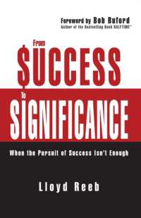 From Success to Significance : When the Pursuit of Success Isn't Enough