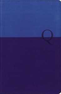 Quest Study Bible : New International Version, Blue / Blue, Italian Duo-tone, Personal Size, the Question & Answer Study Bible （BOX LEA IN）